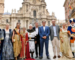 Cargos Festeros 2022 con el Alcalde de Murcia en la Plaza del Cardenal Belluga